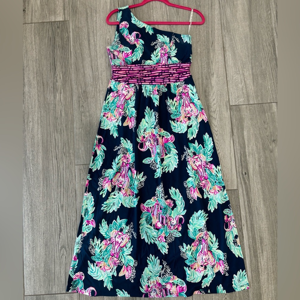 Lilly Pulitzer Malia Maxi Dress, in Peanut Gallery, Medium, NWT